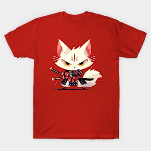 samurai cat T-Shirt